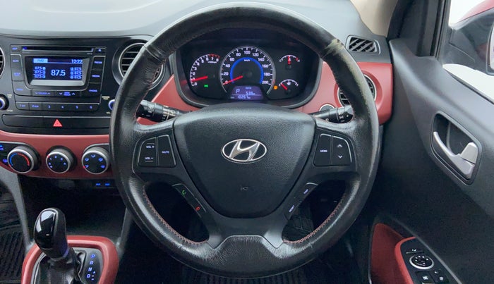 2015 Hyundai Grand i10 ASTA AT 1.2 KAPPA VTVT, Petrol, Automatic, 10,749 km, Steering Wheel Close-up