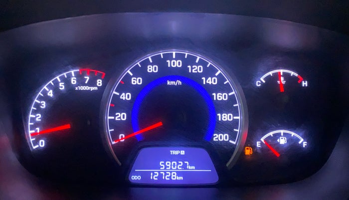 2019 Hyundai Grand i10 SPORTZ 1.2 KAPPA VTVT DUAL TONE, Petrol, Manual, 12,728 km, Odometer Image