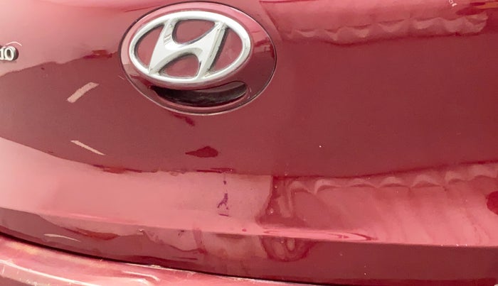 2013 Hyundai Grand i10 ASTA (O) 1.2 KAPPA VTVT, Petrol, Manual, 1,17,857 km, Dicky (Boot door) - Slightly dented