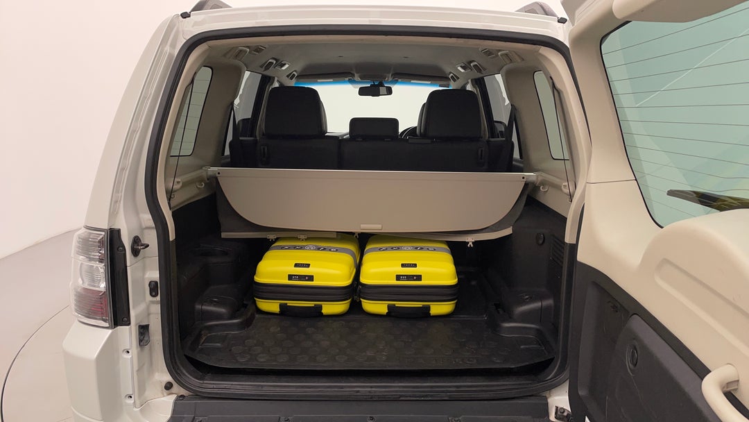 Boot Inside View with Luggage