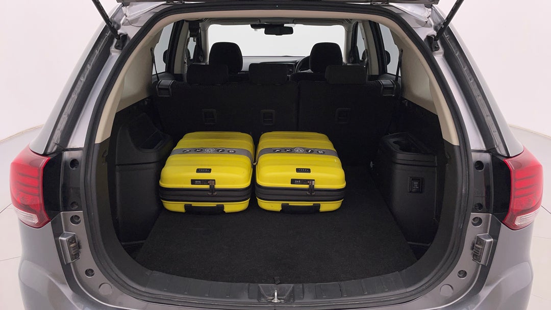 Boot Inside View with Luggage