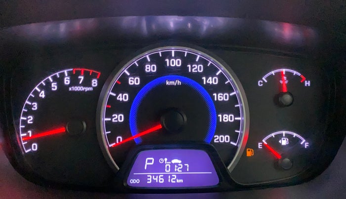 2016 Hyundai Grand i10 ASTA AT 1.2 KAPPA VTVT, Petrol, Automatic, 34,612 km, Odometer Image