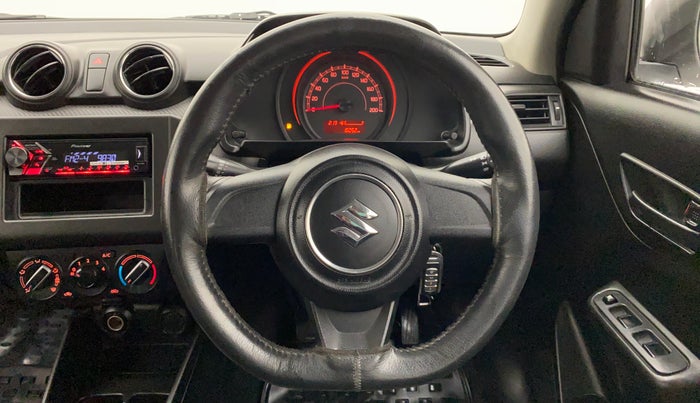 2018 Maruti Swift LXI D, Petrol, Manual, 16,083 km, Steering Wheel Close Up