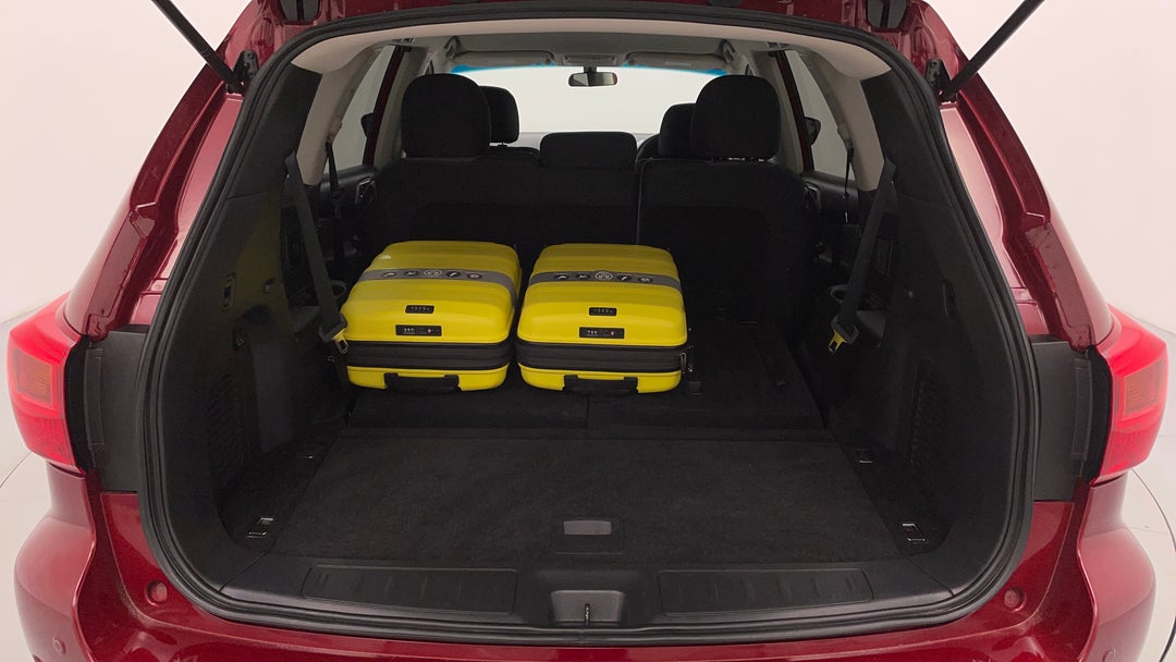 Boot Inside View with Luggage