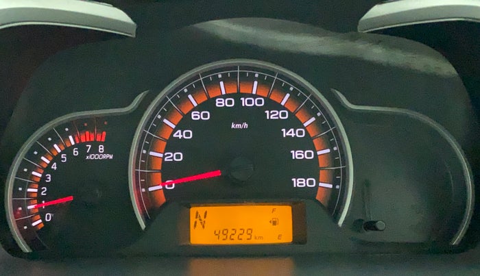 2016 Maruti Alto K10 VXI AMT, Petrol, Automatic, 49,356 km, Odometer Image