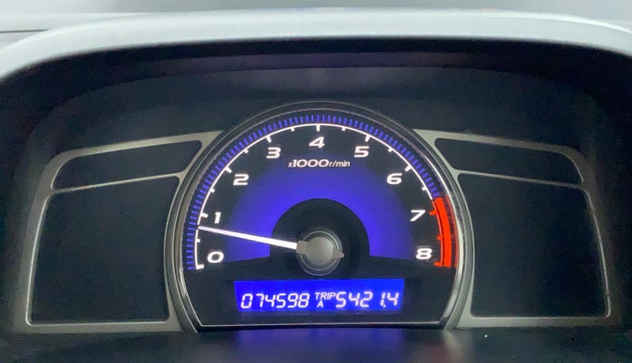 2010 Honda Civic 1.8L I-VTEC V MT, Petrol, Manual, 74,597 km, Odometer Image