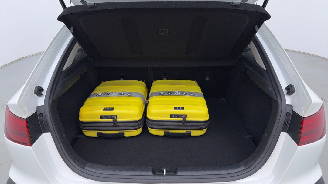 Boot Inside View with Luggage