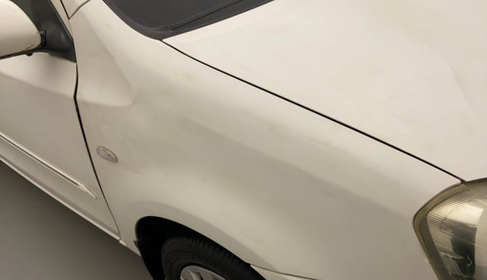 2011 Toyota Etios G, Petrol, Manual, 21,963 km, Right fender - Slightly dented
