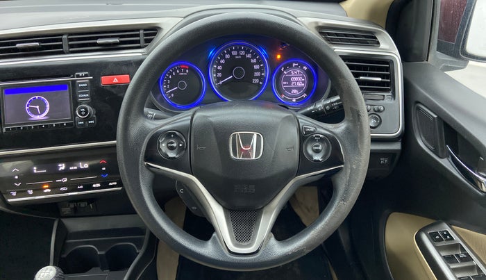 2014 Honda City 1.5L I-VTEC V MT, Petrol, Manual, 1,09,832 km, Steering Wheel Close Up