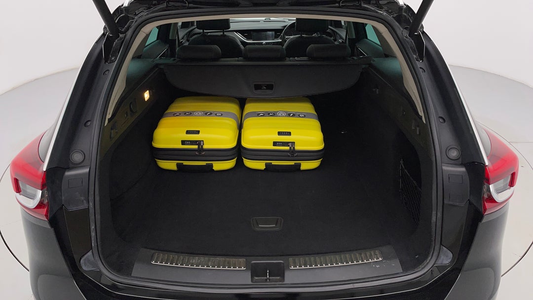 Boot Inside View with Luggage