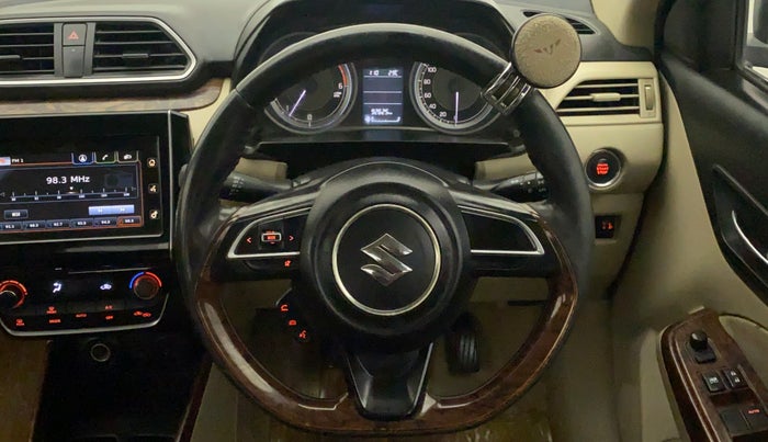 2017 Maruti Dzire ZDI PLUS, Diesel, Manual, 92,625 km, Steering Wheel Close Up