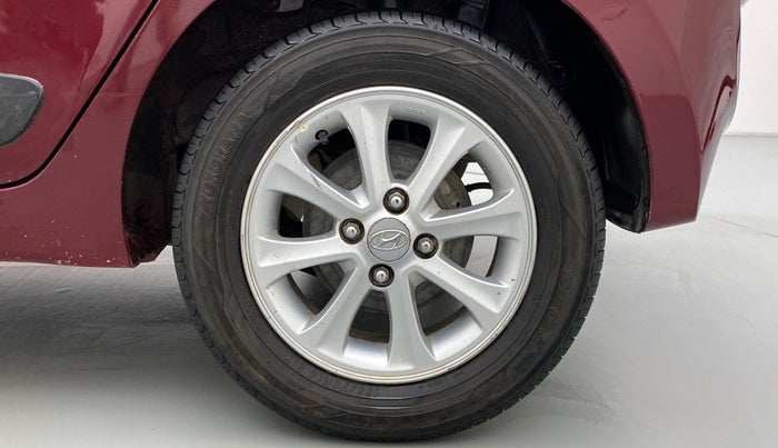 2015 Hyundai Grand i10 ASTA AT 1.2 KAPPA VTVT, Petrol, Automatic, 81,360 km, Left Rear Wheel