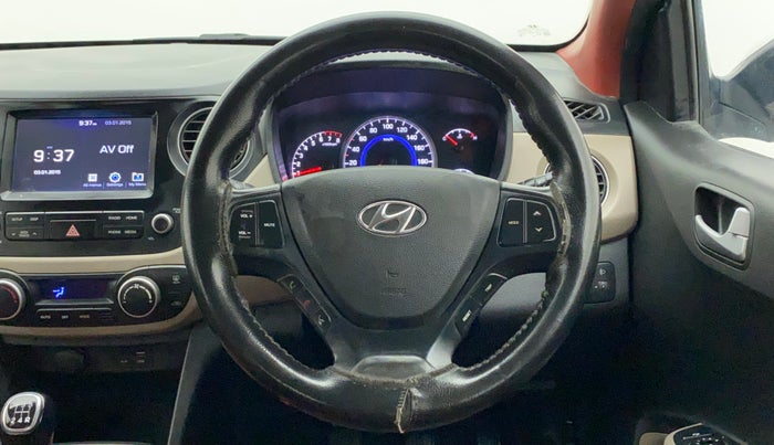 2017 Hyundai Grand i10 ASTA 1.2 KAPPA VTVT, Petrol, Manual, 64,605 km, Steering Wheel Close Up