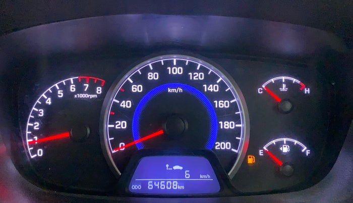 2017 Hyundai Grand i10 ASTA 1.2 KAPPA VTVT, Petrol, Manual, 64,605 km, Odometer Image