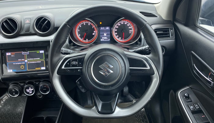 2018 Maruti Swift ZXI + AMT, Petrol, Automatic, 94,642 km, Steering Wheel Close Up