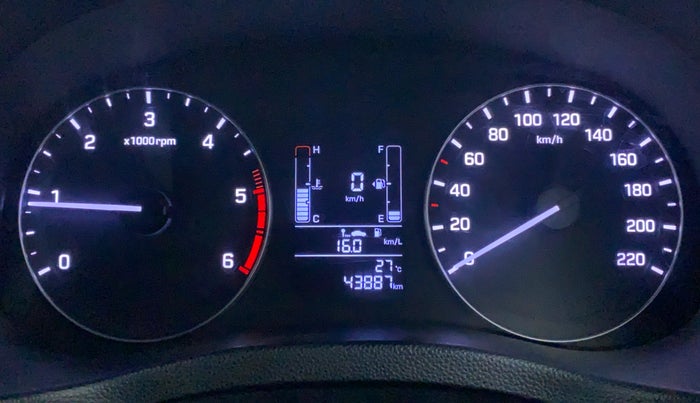 2018 Hyundai Creta 1.4 E PLUS CRDI, Diesel, Manual, 44,119 km, Odometer Image