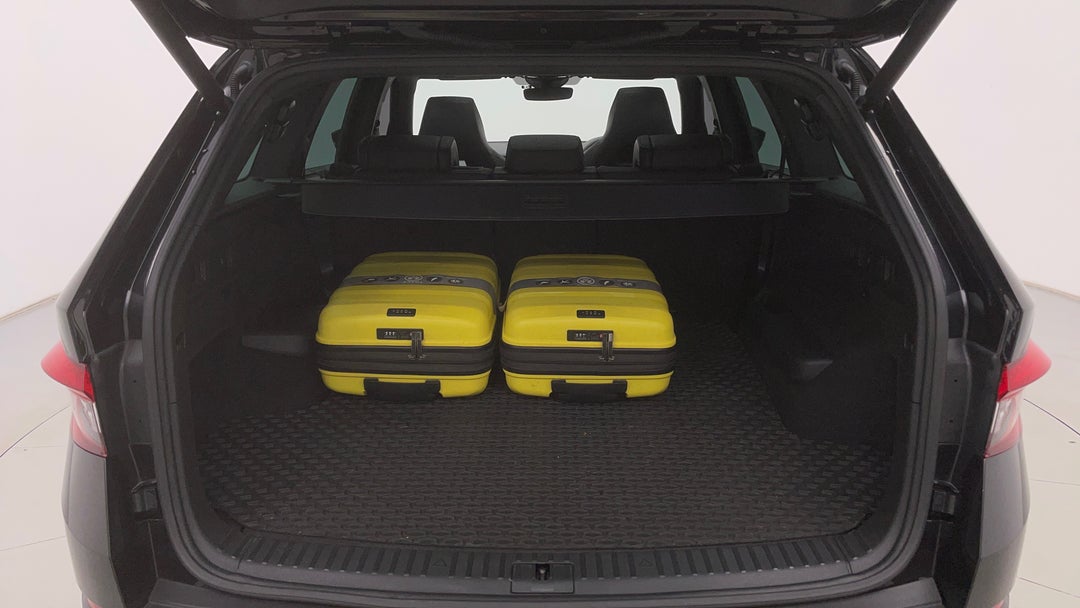 Boot Inside View with Luggage