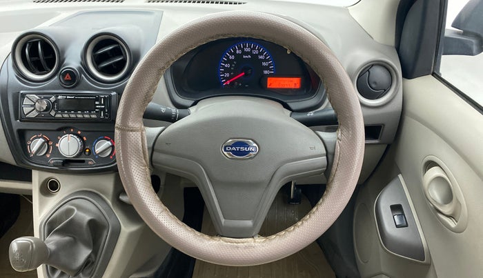 2015 Datsun Go Plus T, Petrol, Manual, 59,877 km, Steering Wheel Close Up