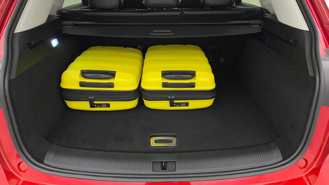 Boot Inside View with Luggage