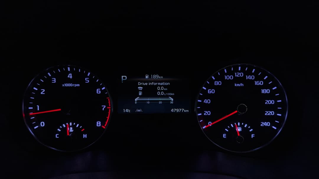 2022 Kia Cerato Sport, Automatic, 47977 km, Odometer View