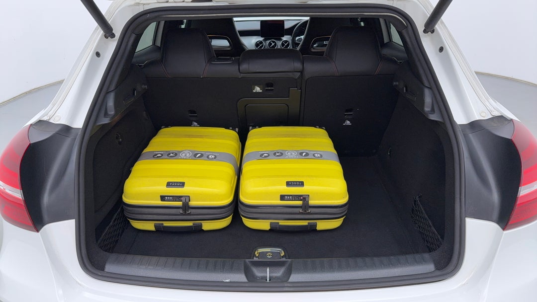 Boot Inside View with Luggage