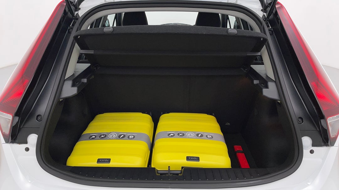 Boot Inside View with Luggage