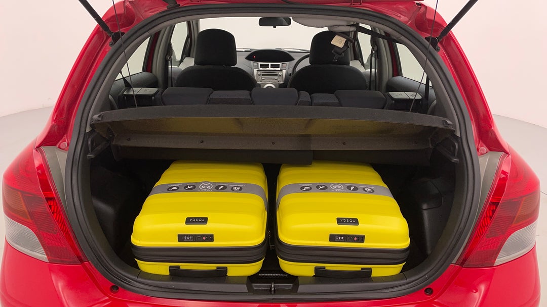 Boot Inside View with Luggage
