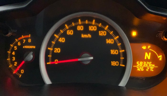2016 Maruti Celerio VXI AMT, Petrol, Automatic, 58,326 km, Odometer Image