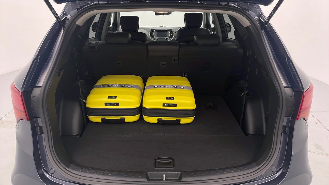 Boot Inside View with Luggage