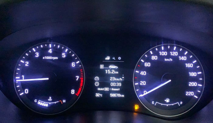 2016 Hyundai Elite i20 ASTA 1.2, Petrol, Manual, 58,970 km, Odometer Image