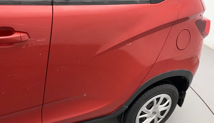 2017 Mahindra Kuv100 K4 6 STR, Petrol, Manual, 56,780 km, Rear left door - Paint has faded