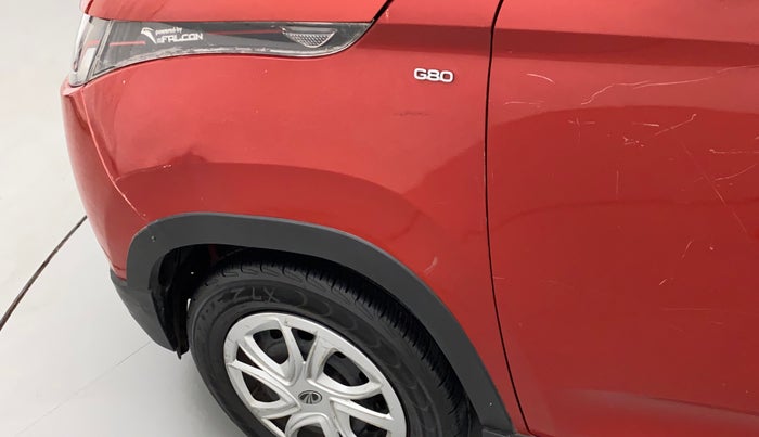 2017 Mahindra Kuv100 K4 6 STR, Petrol, Manual, 56,780 km, Left fender - Paint has minor damage