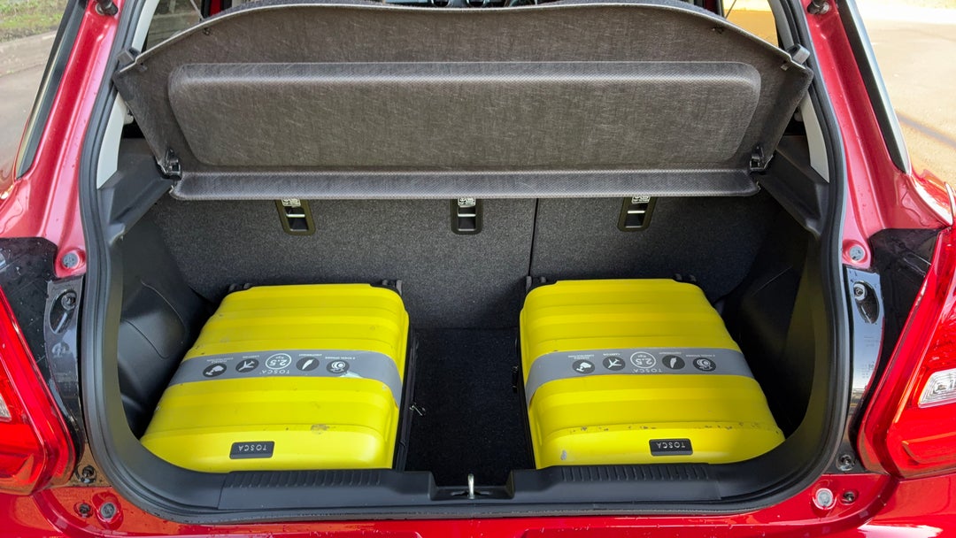 Boot Inside View with Luggage