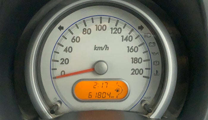 2012 Maruti Ritz ZXI, Petrol, Manual, 61,803 km, Odometer Image