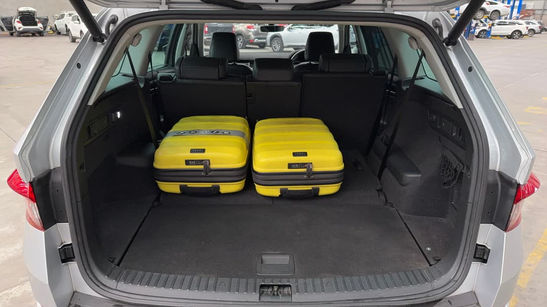 2017 SKODA Kodiaq 132 Tsi (4x4), Automatic, 63827 km, Boot Inside View with Luggage