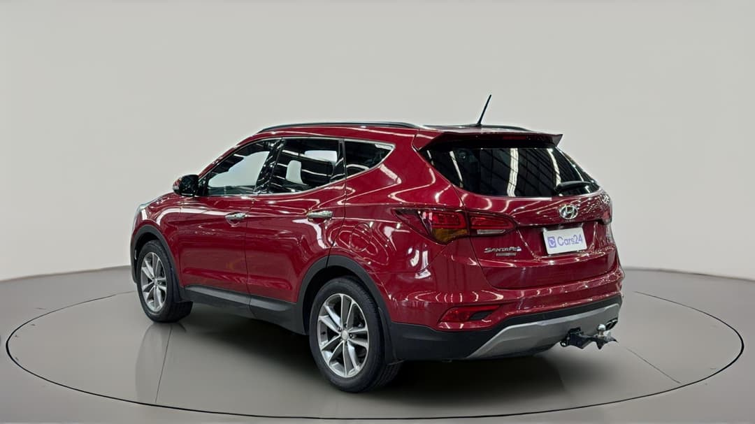 2017 Hyundai Santa Fe Highlander Crdi (4x4), Automatic, 115111 km, Left Back Diagonal (45- Degree) View