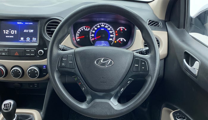 2018 Hyundai Grand i10 SPORTZ O 1.2, Petrol, Manual, 46,431 km, Steering Wheel Close Up