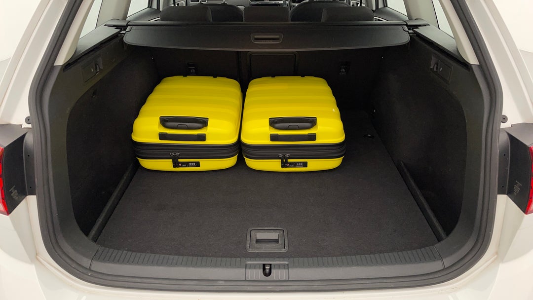 Boot Inside View with Luggage