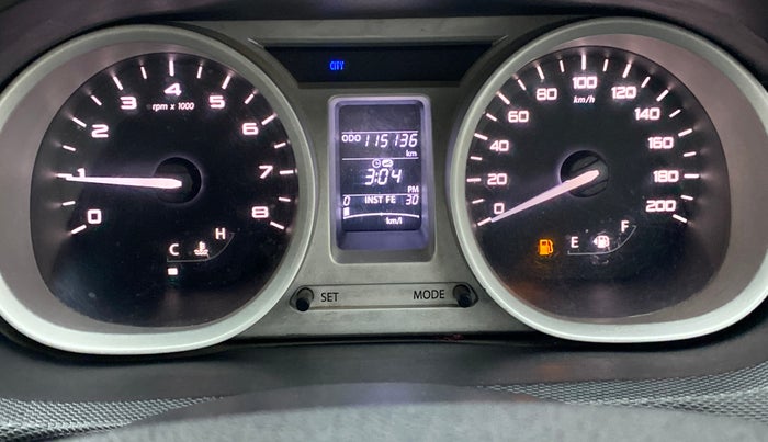 2017 Tata TIGOR XZ (O) PETROL, Petrol, Manual, 1,15,265 km, Odometer Image