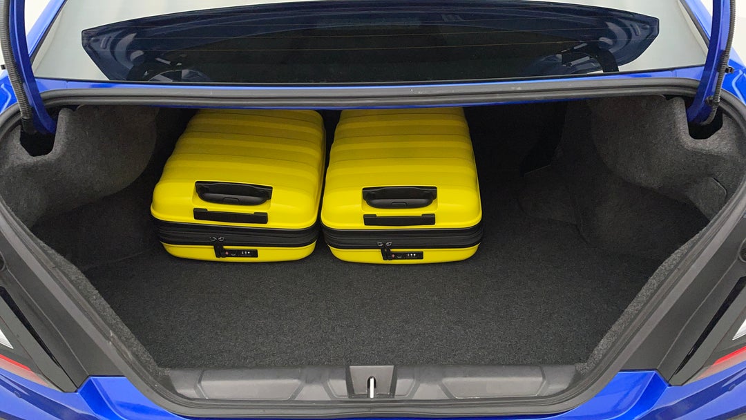 Boot Inside View with Luggage