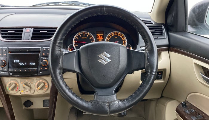 2013 Maruti Swift Dzire VXI Regal Limited edition, Petrol, Manual, 12,032 km, Steering Wheel Close Up