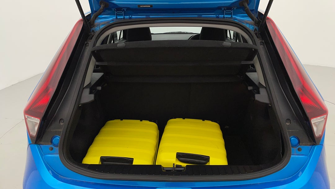 Boot Inside View with Luggage