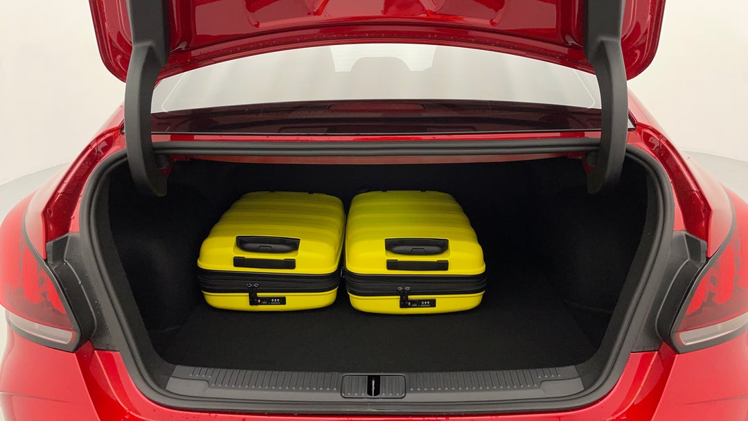 Boot Inside View with Luggage