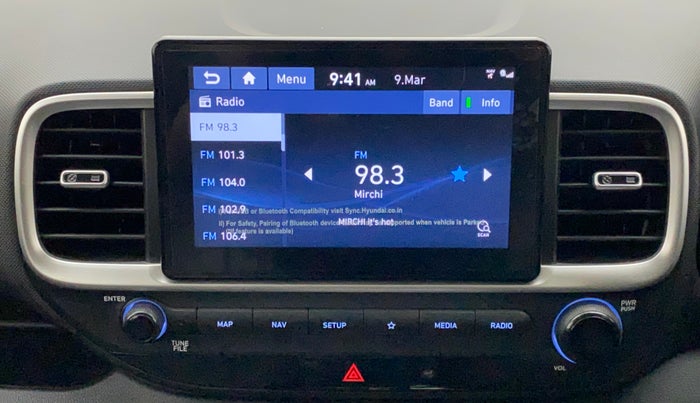 2019 Hyundai VENUE SX PLUS 1.0 TURBO DCT, Petrol, Automatic, 40,512 km, Infotainment System