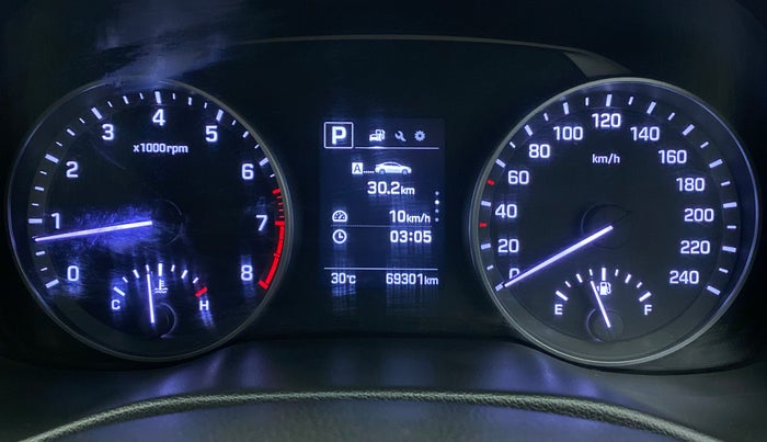 2017 Hyundai New Elantra 2.0 SX(O) AT PETROL, Petrol, Automatic, 69,854 km, Odometer Image