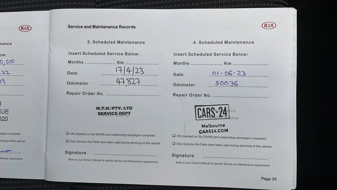 2020 Kia Cerato S, Automatic, 50037 km, Service History