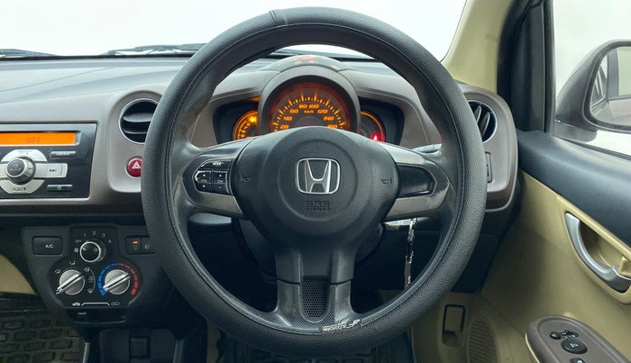 2014 Honda Amaze 1.2 VXMT I VTEC, Petrol, Manual, 48,619 km, Steering Wheel