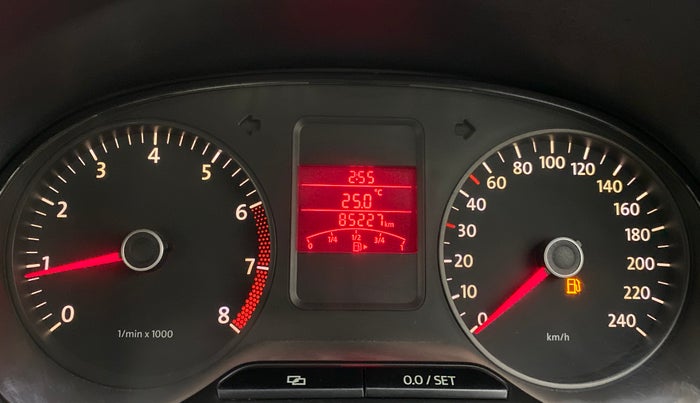 2013 Volkswagen Polo TRENDLINE 1.2L PETROL, Petrol, Manual, 85,282 km, Odometer Image