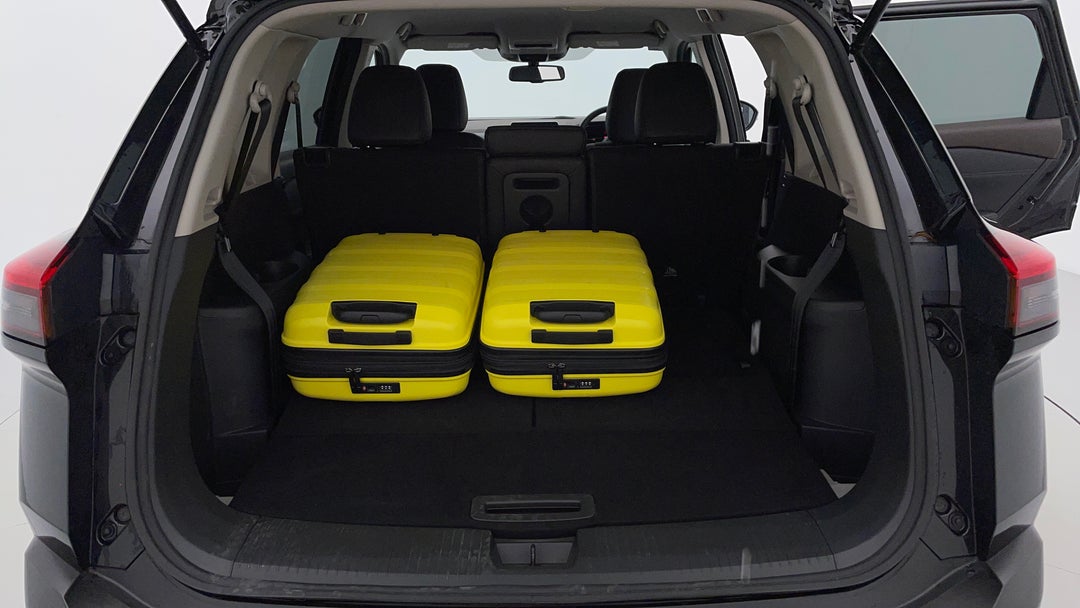 Boot Inside View with Luggage