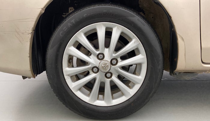2011 Toyota Etios V, Petrol, Manual, 50,158 km, Left Front Wheel